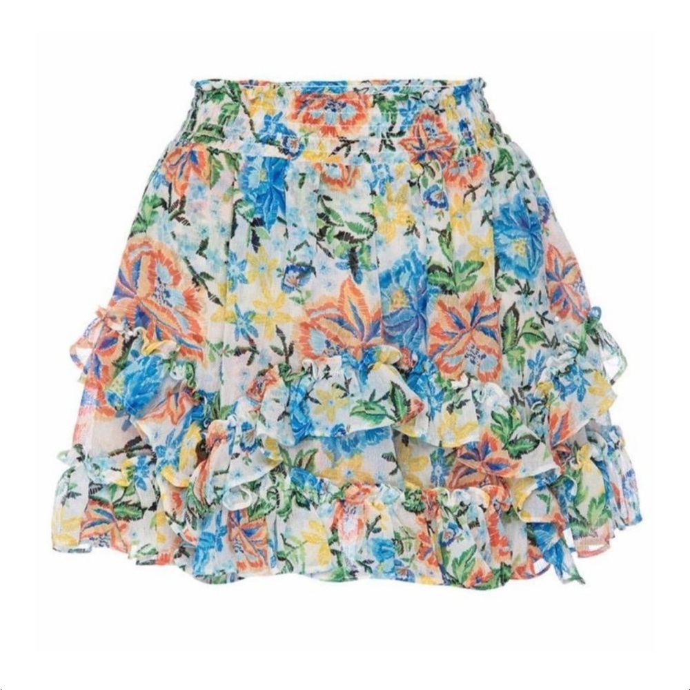 Misa Los Angeles Bella Skirt in Oasis Floral